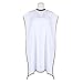 Tonsee Beard Apron Gather Cloth Bib Facial Hair Trimmings Catcher Cape Bathroom (White)