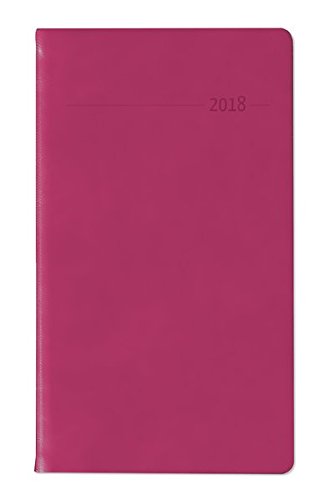 Preisvergleich Produktbild Slimtimer Touch rosa 2018 - Taschenplaner / Taschenkalender (9,5 x 16) - seperates Adressheft - Weekly - 128 Seiten