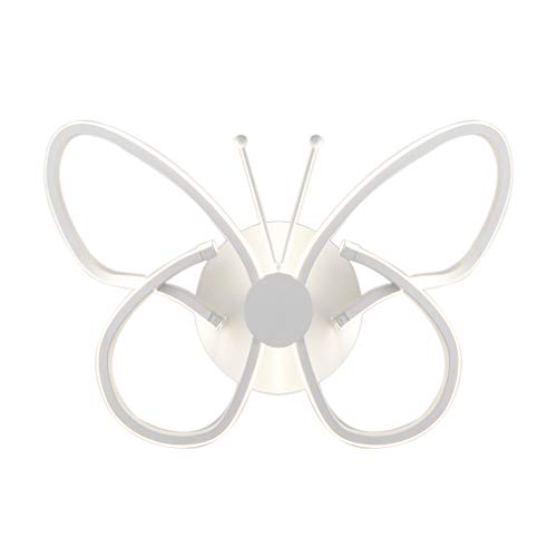 LANTING Modern 21W Led Wandleuchten Deckenleuchten Fernbedienung Schalter Wandlampe Weißer Modus Kreative Wohnzimmer Schlafzimmer Lampe Warmweiß 35 * 29Cm (A)