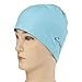 Produktbild WXH Swim Cap/Dusche-Cap 3 D Ergonomic Design komfortabel und dauerhafte Ear Protection Wasserdichte Elastic Cap für Männer und Frauen Kinder im Freien Schwimmen,Blue