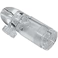 PatchouliWorld Acrylic snuff dispenser (clear, length of 49 mm)