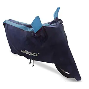 Mototrance - Sporty Arc Blue Aqua Bike Body Cover for TVS Jupiter