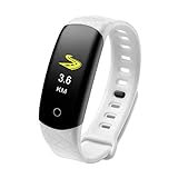 EisEyen Smart Watch Farbdisplay Armband Sport Schritt Blutdruck Herzfrequenz Informationen Drücken IP68 Wasserdicht