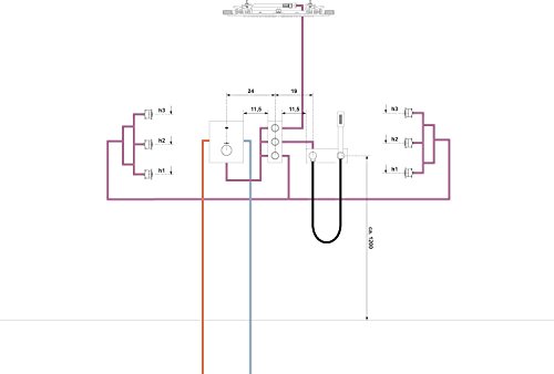 GROHE Grohtherm 3000 Cosmopolitan Regler für die Wassermenge, passend für Unterputzventile 19470000 - 7