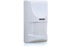 ALARMASZOOM Detector de movimiento interior cableado Inmune menos 20Kg IR105N Sensor interiores hogares con cable para alarmas sin cuotas. Sensor para alarma cableada. Detector PIR infrarrojo. Sensor cable