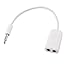 Price comparison product image Headphone/Earphone Audio Splitter 3.5mm Audio 3.5mm Female to 2 Male Headphone Mic Audio Y Splitter Cable for Earphone, Headset Splitter Adapter, Universal Compatible for iPhone, Tablets, LG, Samsung, MP3 players