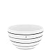 Produktbild Bastion Collections Bowl Stripes & Heart Keramik weiß schwarz