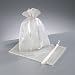 50 White ,Organza Bags ,12x17cm Large