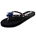 Produktbild DQANIUDamen Sandalen, Damen Sommer Bohemian Floral Platform rutschfeste Hausschuhe Beach Walk Schuhe
