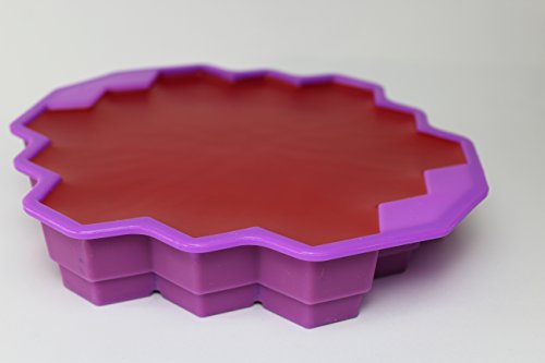 Unitedcovers Seifegiessform Honigwaben mit 19 Waben- Honeycombs silicone mold (violett) – eine Form – Versand aus Deutschland über amazon - 8
