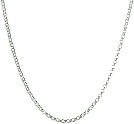 Sterling Silver 925 Ladies Belcher Chain 45cm