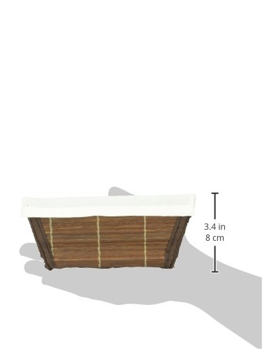 WENKO 21636100 Aufbewahrungskorb Bamboo M Braun – Badkorb, Bambus, 19.5 x 9 x 15 cm - 4