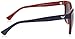 EMPORIO ARMANI Women's 4042 0EA4042 53478G 55 Rectangular Sunglasses 55, Bluette Gradient Red On Red/Greygradient