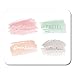 Produktbild Mouse Pads Acrylic Green Watercolour Hand Drawn Watercolor in Pastel Colors Pink Abstract Beautiful Mouse Pad