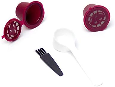 2018 Kitchen Coffee Tea Pod Filters Reusable Coffee Capsule Filter Coffee Accessories(red)