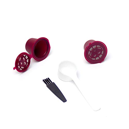 2018 Kitchen Coffee Tea Pod Filters Reusable Coffee Capsule Filter Coffee Accessories(red)