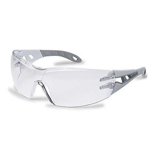 uvex Schutzbrille pheos supravision excellence klar hellgrau/grau kratzfest beschlagfrei - Sicherheitsbrille, Arbeitsschutzbrille