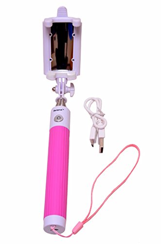 Hangout Bluetooth Selfie Stick HST-207-Pink RS.399 (80.00% Off) - Amazon