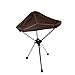 Produktbild Outdoor Tragbare Faltbare Dreibeinigen Stuhl Camping Hocker Kleine Mazza Vielseitig Leichte Freizeit Komfort Sicherheit Picknick Reise Angeln Bergsteigen Grill Park Garten Strand Braun