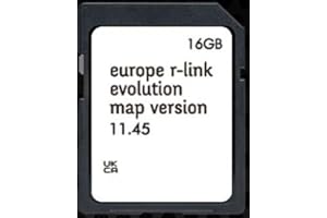 GÉNÉRIQUE Mise à Jour GPS Europe 2025 (v11.45) – Carte SD – Compatible avec Renault R-Link (Tomtom Live) & RLINK Evolution