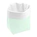 Produktbild Sugarapple Utensilo Stoff Aufbewahrungsbox aus Baumwolle 19 x 13,5 x 13,5 cm, Stoffbox fürs Bad, als Wickeltisch Organizer, Uni mint