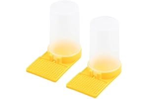 JULYEE 2 Stücke Bienentränke, Bienen Wasser Feeder, Bienen Futtergeräte, Bienen Eingang Feeder Trinkstelle, Bienenfütterung Bienenstock Fütterungsanlage, Imker Zubehör