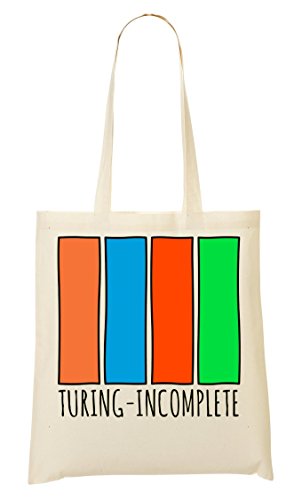 Preisvergleich Produktbild Turing Incomplete Tragetasche Einkaufstasche