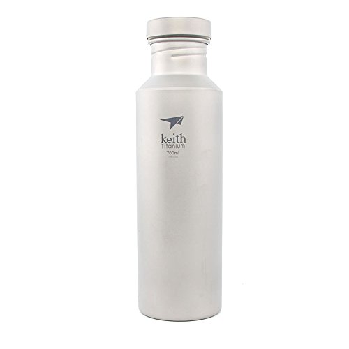 Keith - Borraccia in Titanio per Sport all'Aria Aperta, Ti3032-700ml