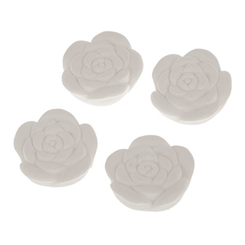 Duftsteine Lufterfrischer Aromatische Raumdüfte Ätherische Öl – 8 muster auswahlen – Weiß4, 2.8 * 1cm - 6