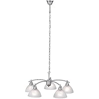 Luxus – Lámpara de techo Iluminación Cristal Alabastro E14 colgante lámpara techo foco Paul Neuhaus 2125 – 55