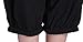 DEHANG Maternity Bib Pants Cuffless Trousers With Adjustable Strap Size XXL - Black