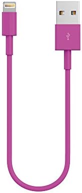 HXINH Apple Certified Lightning to USB Short Cable - 0.2m(0.65ft)(Rose)