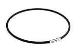 cadena cuero collar Resistente al agua, al ser de piel auténtica y tener un tratamiento especial a base de ceras naturales.Certificado por RTS como Libre de Colorantes/Pigmentos Químicos (AZO FREE)