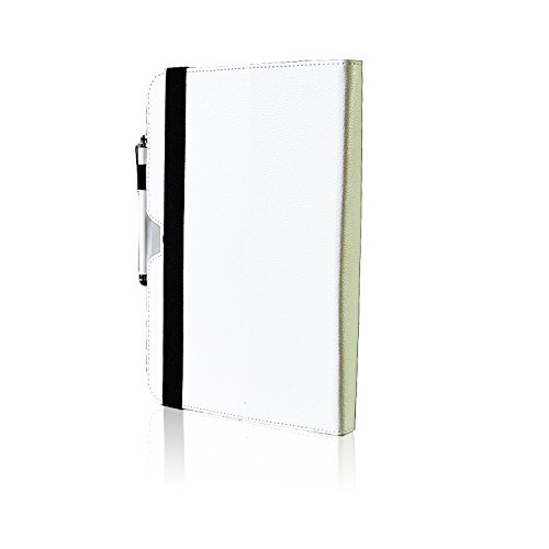 ForeFront Cases® Schutzhülle / Hülle für Samsung Galaxy Tab 3 10.1 – Ständer, Magnetverschluss, Auto Sleep/Wake-Funktion – Kunstleder – inkl. Eingabestift – Blau - 4
