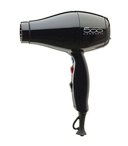 Gamma Più SRL 500 Compact Sèche-Cheveux Noir