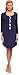 Italian Fashion IF Women Maternity Nightdress Zyta 0111 (Dark Blue, M)