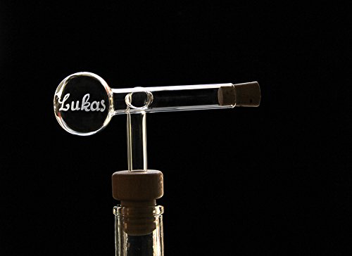 Schnapsportionierer2cl mit Namensgravur Wunschnamen bei Bestellung an Verkäufer senden