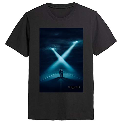 The X Files Cloud X - Camiseta Oficial para Hombre Negro Negro (M