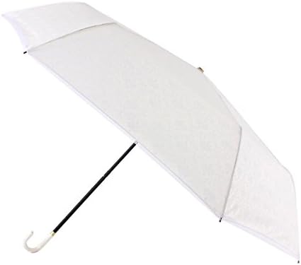 ASDYO Lace Small Curved Handle Stainless Steel Ultra-light Princess Pencil Shade Sunny Umbrella Multicolor Optional,White