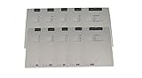 A cuadros Faber-Castell 14060 Briefblöcke DIN A4, Fsc-Mix, Squared, 80 g/m², 10 paquetes, 50 hojas
