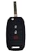 Produktbild CK+ Kia Auto-Schlüssel Hülle Key Cover Case Etui Silikon für Rio Pro Ceed Picanto Optima Carens - Schwarz