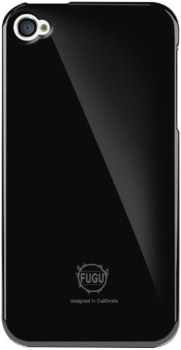 FUGU GearFG-AP-IPH-4-BLK Goospery Slim Fit TPU Pearl Jelly Flexible Case for iPhone 4/4S -Non-Retail Packaging - Black