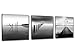 Produktbild Visario Leinwandbilder 4209 Bilder auf Leinwand Bild 150 x 50 cm Wasser drei Teile