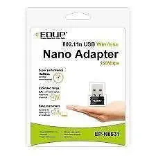 ssimpex USB Edup Mini Wireless Wi-Fi Nano USB Adapter Dongle WiFi Dongle Ep-N8531 Edup