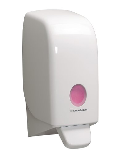AQUARIUS 6948 Handreinigerspender (zeitgemäßem Design mit weißer reinigungsfreundlicher Hochglanzoberfläche) - 3