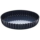 lakeland Diamond Blue Loose Based 20cm Tart & Quiche Tin – Fluted Edge Non-Stick Coating