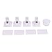 Produktbild Gazechimp Magnetisch Sicherheit Schloss für Schrank und Schubladen (4 Locks + 1 Schlüssel)