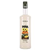Servir muy frío RISKA - Piña Colada Licor sin alcohol 1 Litro