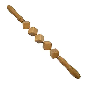 GoodsHealthShop Manual Wooden Fascia Massage Roller Trigger Points for Release Cellulite Sore Muscle Blasting (Massager 2)