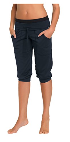 Gwinner Sporthose Damen Fitnesshose 3/4 innovative Passform, sehr bequem ideal für Fitnesstraining, Aerobic, Tanzübungen Modell: Marina